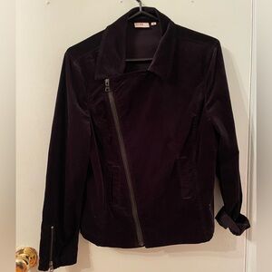 Ag Adriano Goldschmied women’s velvet black jacket size L